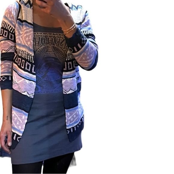 Love Aztec Multi Color Cardigan S : M/L - Picture 5 of 10